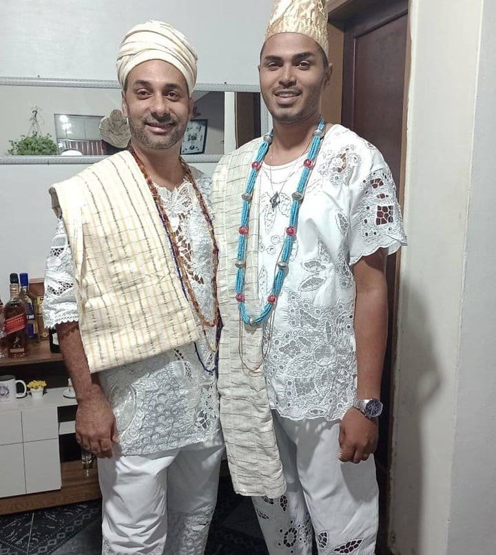 Babalorixás Thiago e Junior
